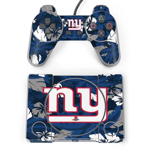 NFL New York Giants Tropical Print PlayStation Classic Bundle Skin